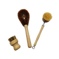 oil wooden handle coconut washing up brush